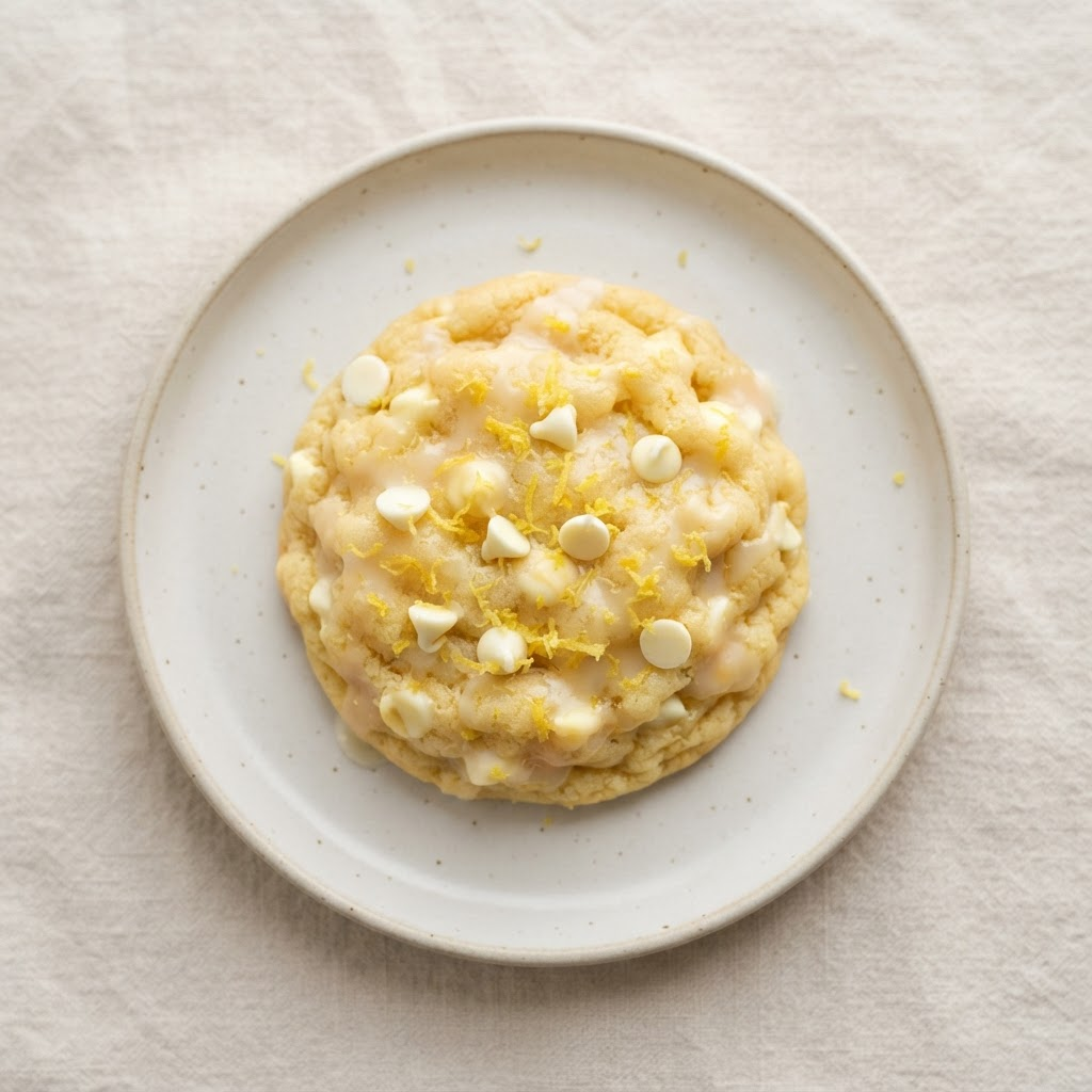Lemon White Chocolate cookie
